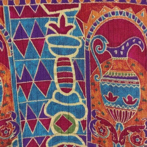 Women's Vintage Tribal Print Cardigan Petite Sophisticate - Picture 4 of 4